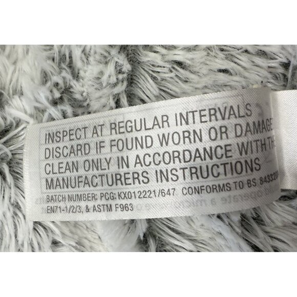 Warmies Microwaveable Plush Gray TeddyBear 14" Comfort All Ages Lavender-Scented - Picture 6 of 8